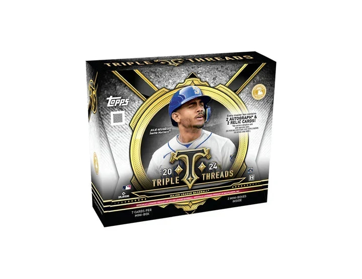 2024 Topps Triple Threads Baseball Hobby Box 10 Box Case